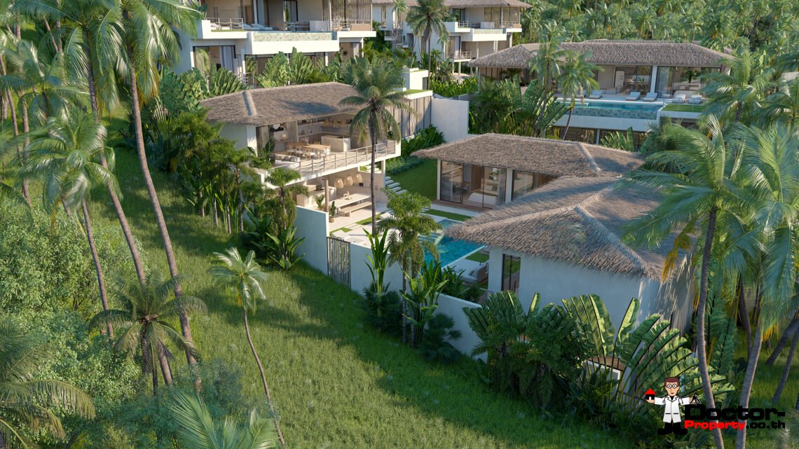 5 Bedroom Villa with Sea View and Sunset View in Bang Makham, Koh Samui – For Sale
